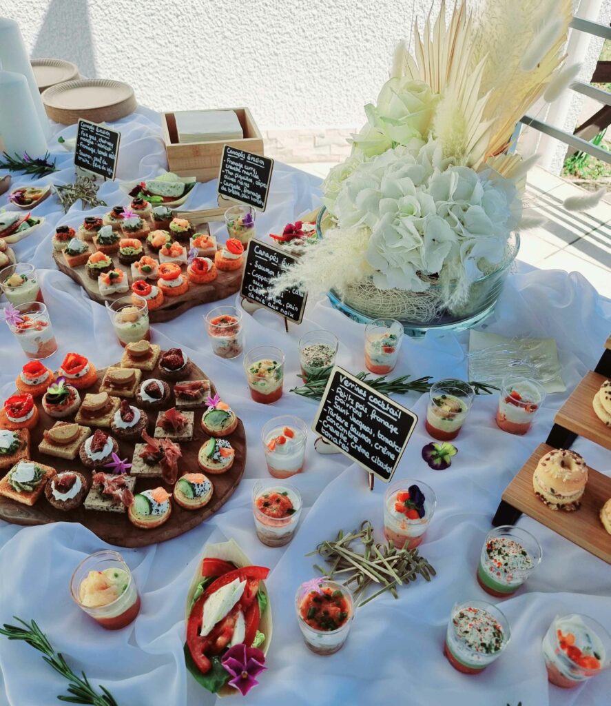 Mariage et réception — traiteur Du Conseil à l'Assiette à Montluel