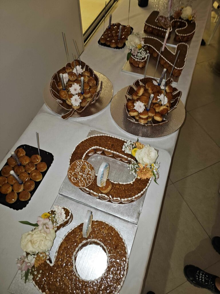 Menu de mariage dressé — traiteur événementiel dans l'Ain